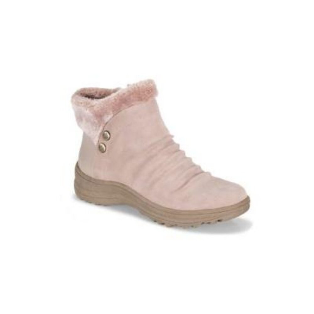 *MUST GO*  BareTraps Women's Aeron Suede Booties Pink 5.5 M--6573